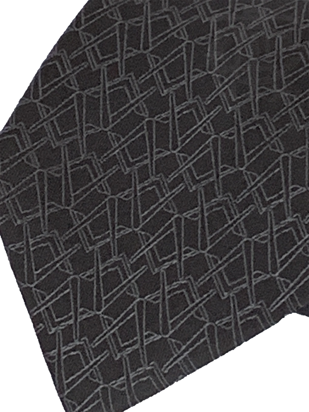 Alternating Square and Compass Necktie