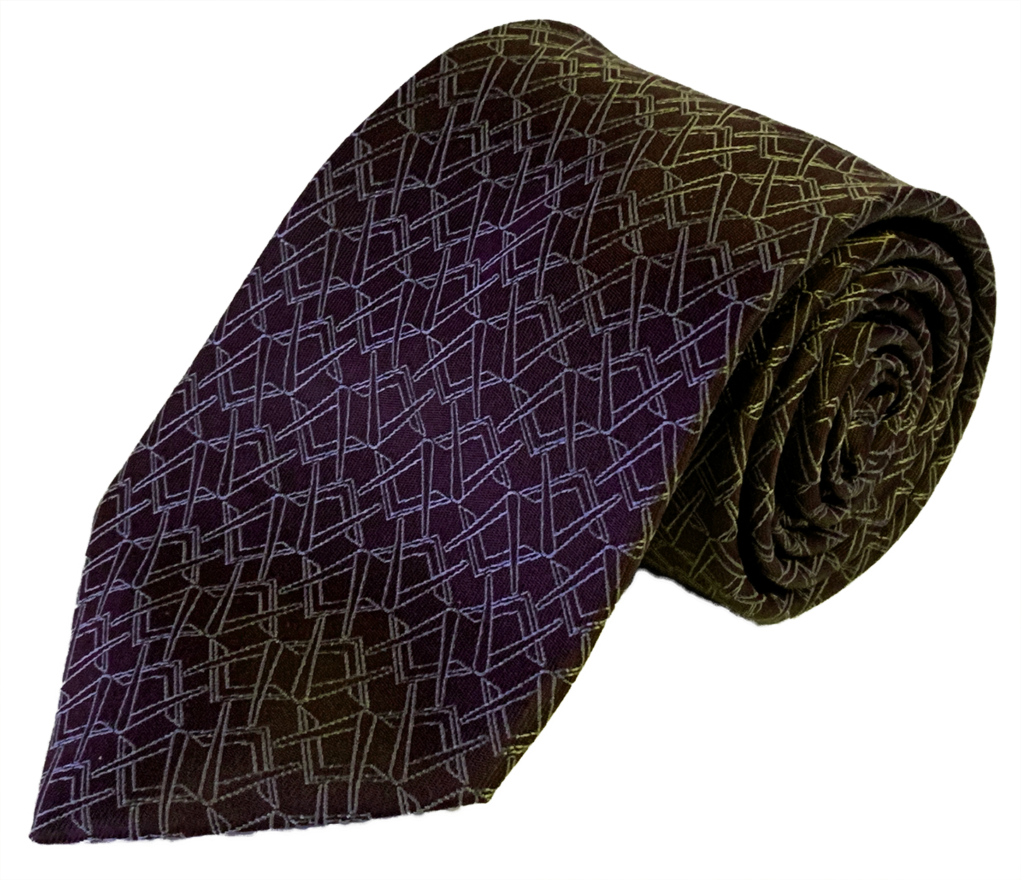 Alternating Square and Compass Necktie