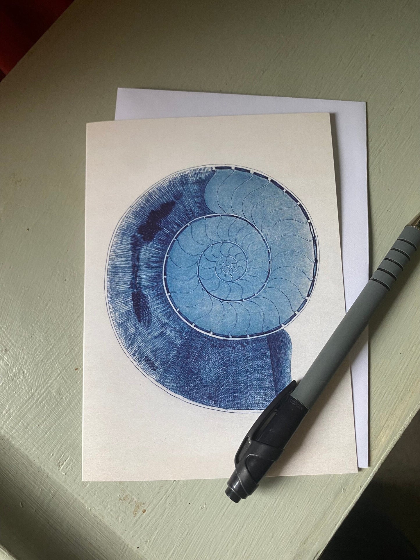 Fossil Antique Greeting Card