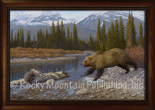 Ambush ¨C Framed Giclee Canvas by Manuel Mansanarez