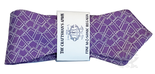 Alternating Square and Compass Slim Bowtie